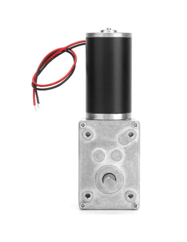 Motor de Engranaje DC 24V FTVOGUE 100-500RPM Eje 8mm