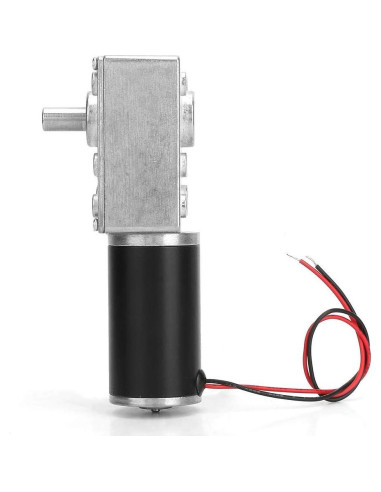 Motor de Engranaje DC 24V FTVOGUE 100-500RPM Eje 8mm