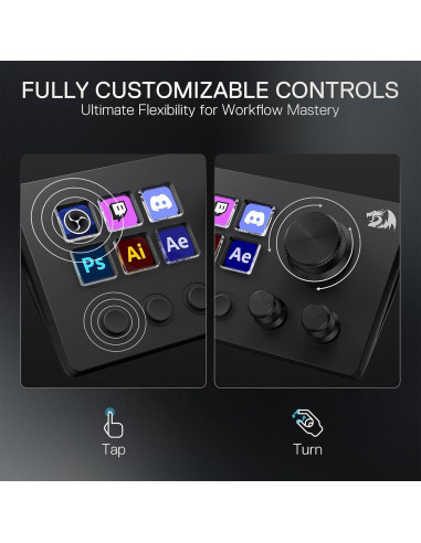 Controlador de Transmisión Redragon SS551 - Pad Macro Todo en Uno