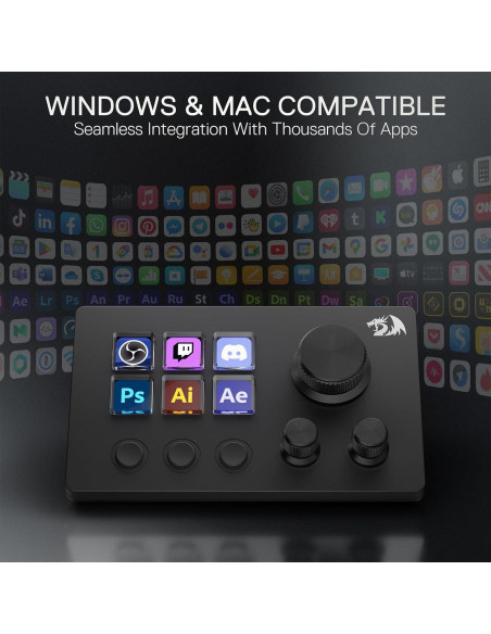 Controlador de Transmisión Redragon SS551 - Pad Macro Todo en Uno