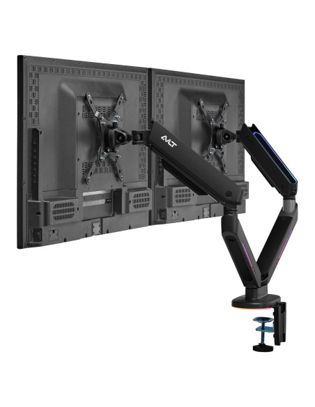 Soporte de Escritorio para Monitor Gaming AVLT Doble 27-43" RGB Soporte de Escritorio para Monitor Gaming AVLT Doble 27-43" RGB