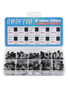 Kit de Transistores NPN PNP 300 Piezas OWOFYDR 10 Valores