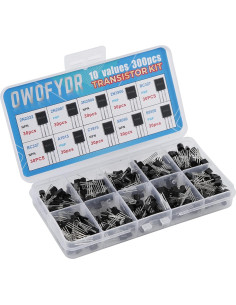 Kit de Transistores NPN PNP 300 Piezas OWOFYDR 10 Valores 2