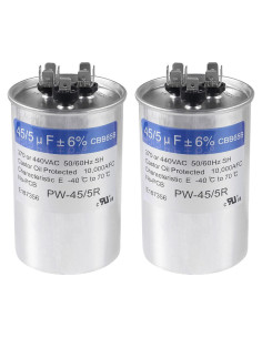 Paquete de 2 Capacitores de Arranque 45+5uF CBB65 UMLIFE