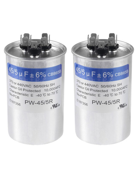 Paquete de 2 Capacitores de Arranque 45+5uF CBB65 UMLIFE