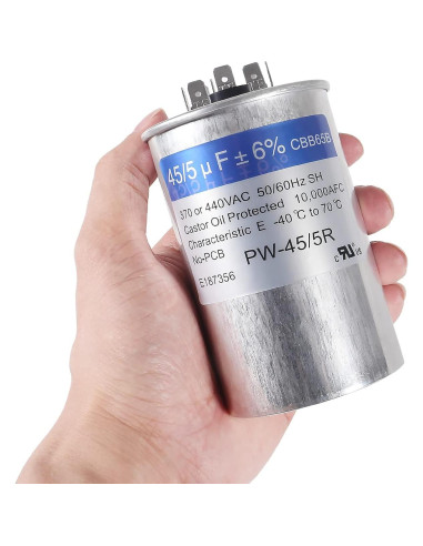 Paquete de 2 Capacitores de Arranque 45+5uF CBB65 UMLIFE