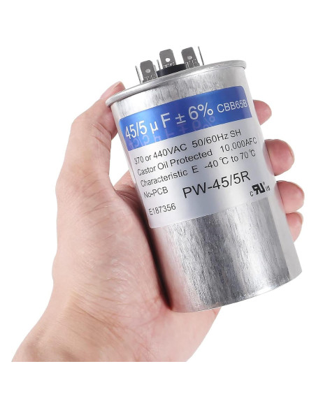 Paquete de 2 Capacitores de Arranque 45+5uF CBB65 UMLIFE