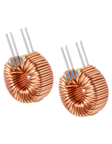 Kit 2 Pcs Inductor Toroide 100uH 0.8mm FOCMKEAS