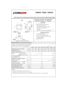 Diodo Rectificador de Puente SMD Chanzon MB10F 0.5A 1000V - 100 Piezas 2
