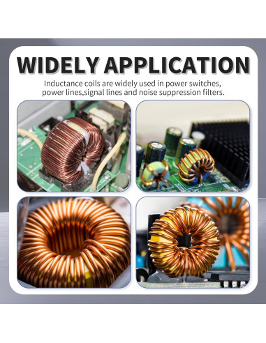 Kit 2 Pcs Inductor Toroide 100uH 0.8mm FOCMKEAS