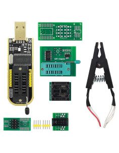 Programador USB EEPROM Flash BIOS CH341A + Adaptador 1.8V
