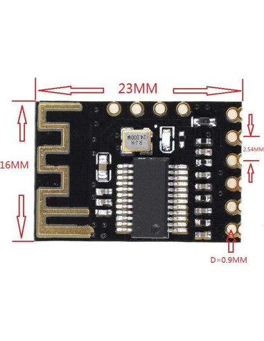 Placa Receptora de Audio Bluetooth Inalámbrico hiBCTR M18 4.2