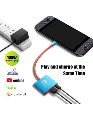 Adaptador USB C a HDMI DUEQID para Switch 2 4K 100W
