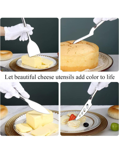 Juego de cuchillos para queso Berglander 5 piezas acero inoxidable