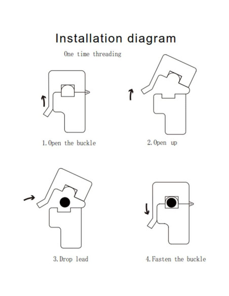 Sensor de Corriente SCT-013-020 SazkJere 0-20A 1V No Invasivo