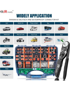 Kit de Conectores Deutsch JRready DW5009-02 IP68 356 PCS 2