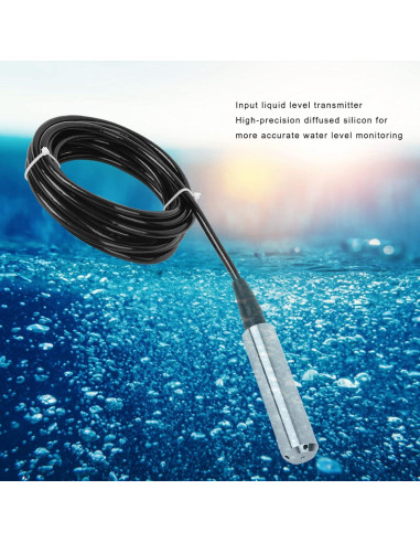 Sensor de Nivel de Líquido Hapivida 24VDC 4-20mA IP68 0-1m