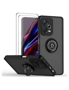 Funda QUIETIP para Xiaomi Poco X5 / Redmi Note 12 5G, TPU + PC, Negro