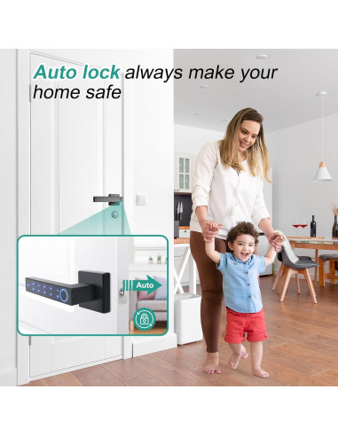 Cerradura Inteligente Goluckog con Huella Dactilar y Teclado