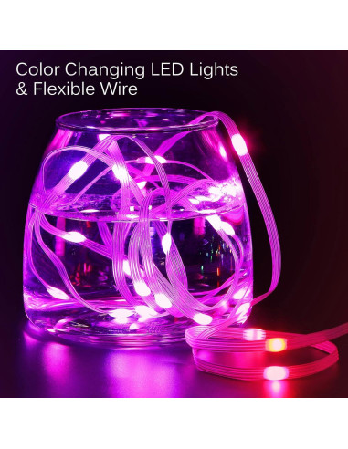 Luces de Cortina LED KepStars 144 RGB 2.44m x 1.83m Control APP