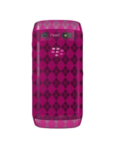 Funda Luxe Argyle Rosa Brillante Amzer para BlackBerry Pearl 9100