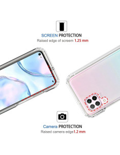 Funda Transparente Huawei P40 Lite 4G con Protector de Pantalla 2
