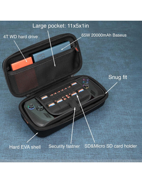 Funda Grande ButterFox para ASUS Rog Ally X - Impermeable y Acolchada