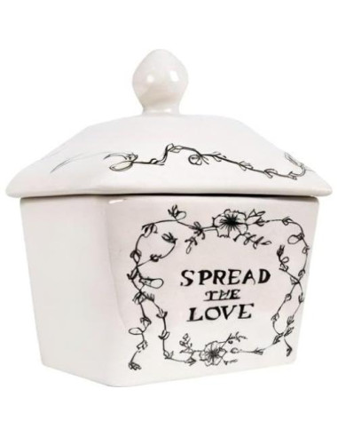 Plato de Mantequilla Creative Co-Op con Tapa 17.15x10.16cm