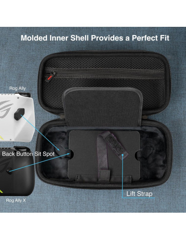 Funda Grande ButterFox para ASUS Rog Ally X - Impermeable y Acolchada