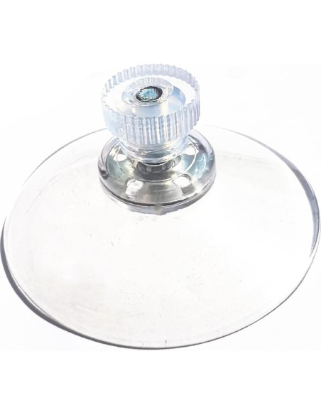 10 Ventosas de PVC Transparentes 41mm Bnafes para Pared