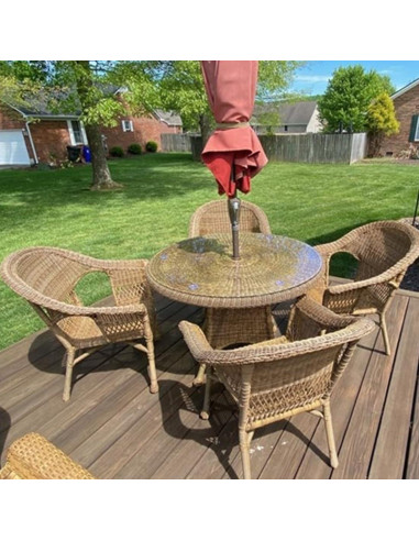 10 Ventosas de PVC Transparentes 41mm Bnafes para Pared