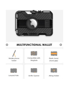 Soporte Magnético Aulumu G03 de Fibra de Carbono - Multifuncional 2