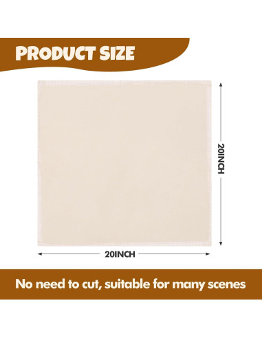 15 Paños de Queso Reutilizables FUMILE 50.8x50.8 cm Algodón Orgánico