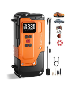 Compresor de Aire Portátil YANAMOTO YMP401 - Inflador Inalámbrico