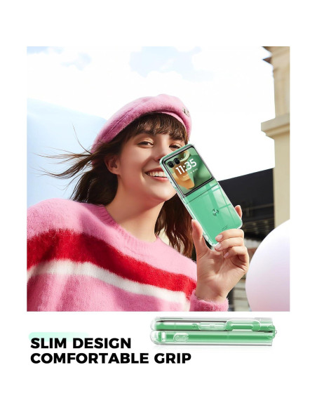 Funda delgada GooseBox para Motorola Razr 2024/2025 - Antirayaduras