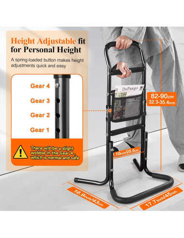 Asistente de Elevación DePango Ajustable para Ancianos 82-90 cm