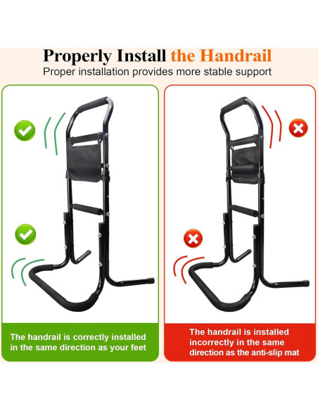 Asistente de Elevación DePango Ajustable para Ancianos 82-90 cm