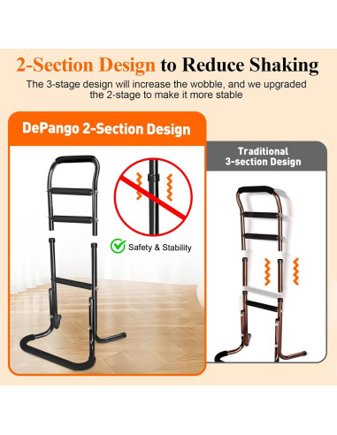 Asistente de Elevación DePango Ajustable para Ancianos 82-90 cm