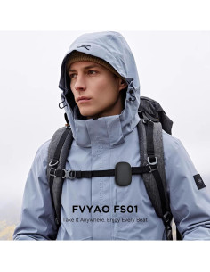 Altavoz Bluetooth Portátil FVYAO FS01 6W Sonido HD Negro 2