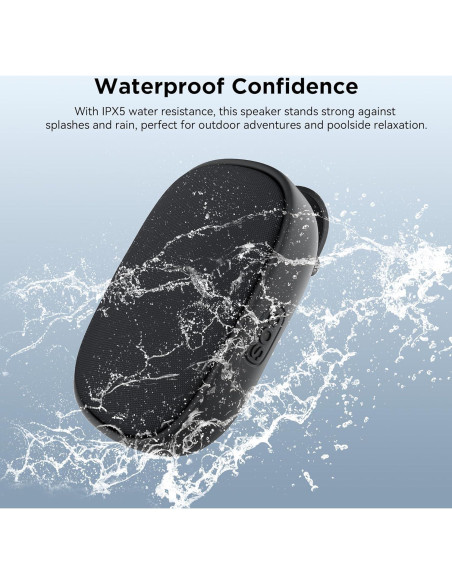 Altavoz Bluetooth Portátil FVYAO FS01 6W Sonido HD Negro