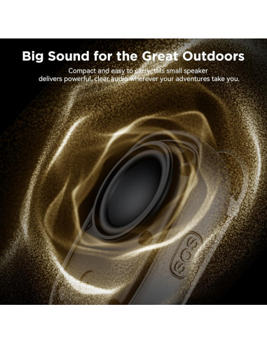 Altavoz Bluetooth Portátil FVYAO FS01 6W Sonido HD Negro