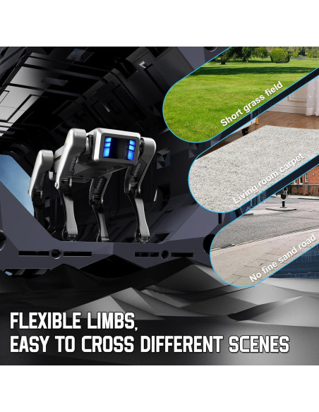 Perro Robot Inteligente SMARTECH Gris - Juguete STEM Programable