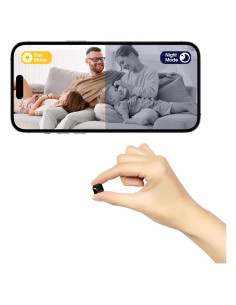 Cámara Mini STROBEAM HD con Visión Nocturna y Detección de Movimiento