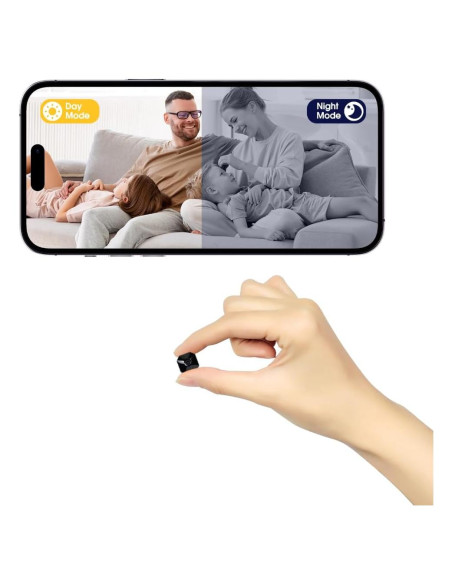 Cámara Mini STROBEAM HD con Visión Nocturna y Detección de Movimiento