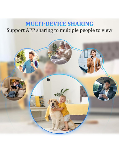 Cámara Mini STROBEAM HD con Visión Nocturna y Detección de Movimiento