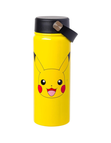 Botella de Agua Acero Inoxidable Silver Buffalo Pikachu 591 ml