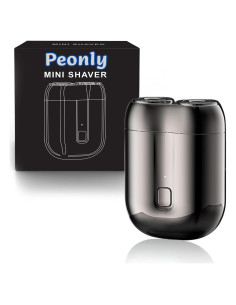 Afeitadora Eléctrica Peonly Mini Doble Cabezal Recargable