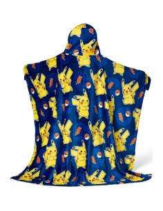 Manta con Capucha 3D Pokemon Liga de Rayos Northwest 127x101.6cm 2