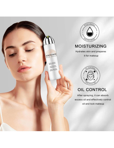 Primer de Aerógrafo QIUFSSE Hidratante para Piel Grasa 68g