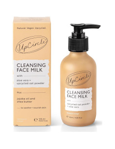 Leche Limpiadora Facial UpCircle 115g con Aloe Vera y Avena 2